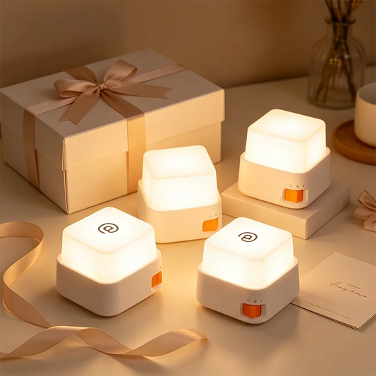 Veilleuse Touche de Clavier LED Rechargeable – Mini Lampe Déco