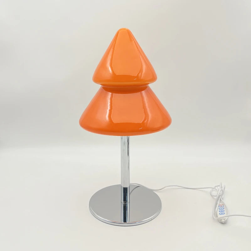 Lampe Sapin de Noël en Verre Style Murano – Lampe Déco 3 Teintes