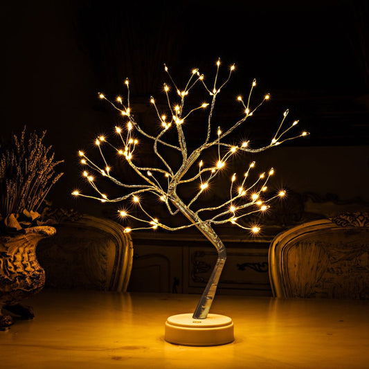 Lampe Arbre de Vie – Lumière Décorative en PC et Cuivre