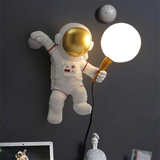 Lampe Astronaute – Veilleuse Décorative Lune et Espace