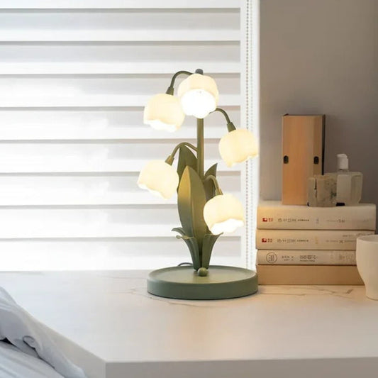 Lampe de Chevet Fleur à Interrupteur Magnétique