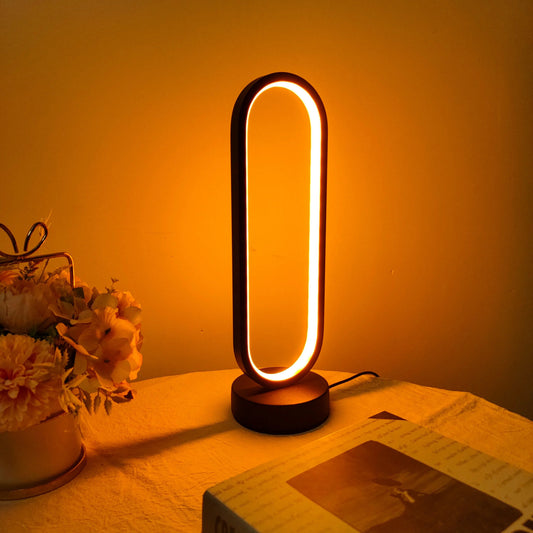 Lampe de Chevet Design Tactile Noire en Métal