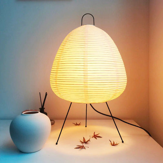 Lampe en Papier Japonaise – Style Zen et Lumière Douce