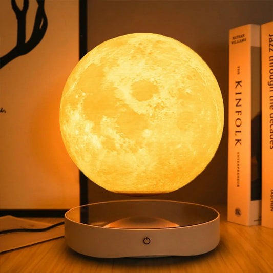 Lampe Lune Lévitation Magnétique – Décoration Lumineuse