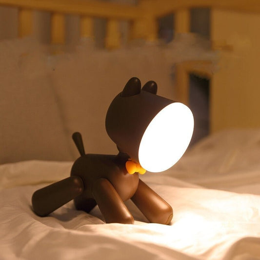 Lampe de Chevet Enfant Sans Fil Design Petit Chien
