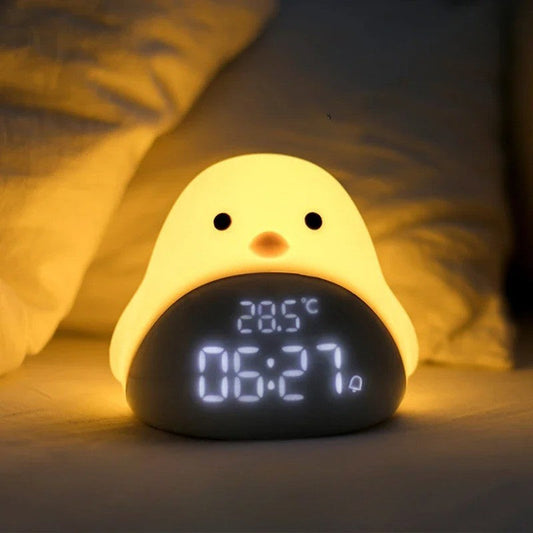 Réveil Veilleuse Poussin pour Enfant – Rechargeable