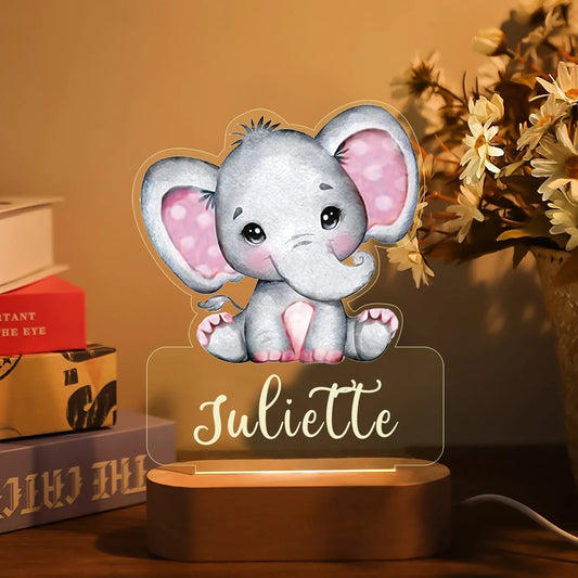 Veilleuse Bébé Personnalisée – Prénom sur Mesure