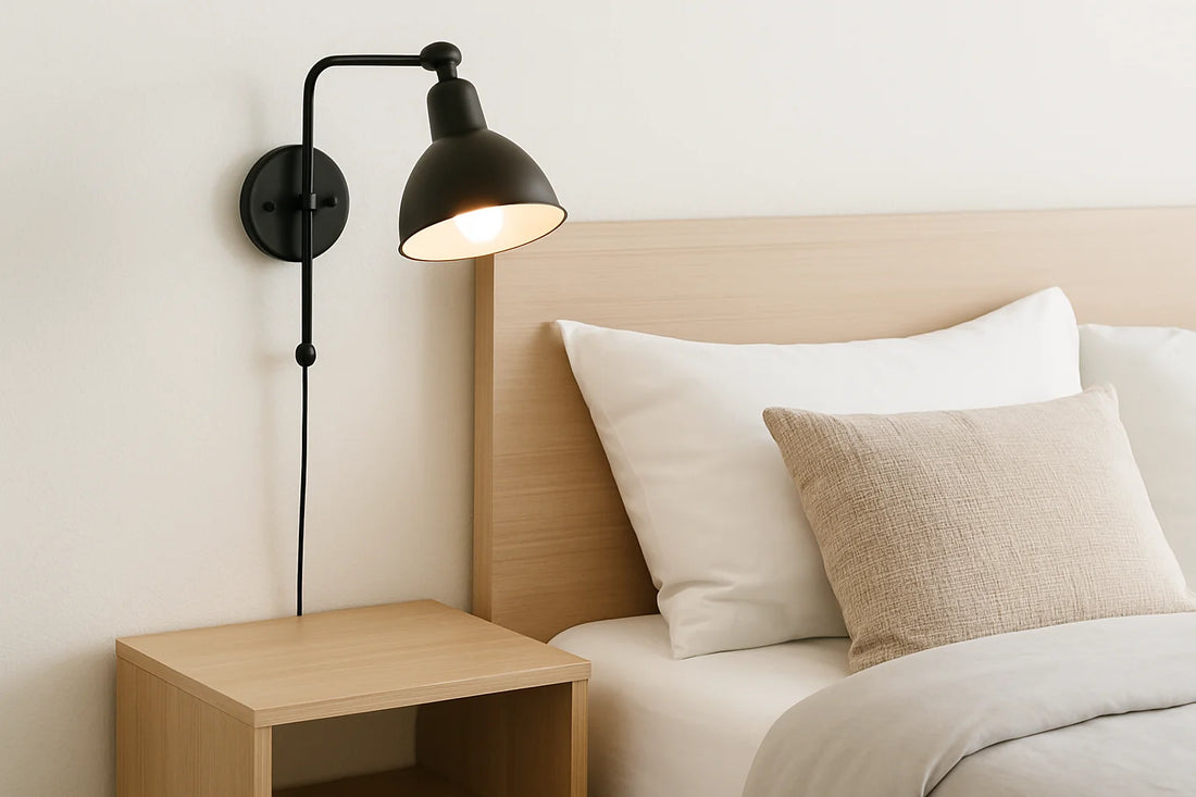 Applique murale de chevet : gagner de la place avec style