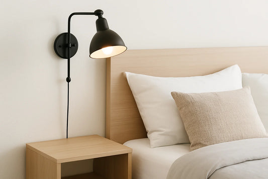 Applique murale de chevet : gagner de la place avec style