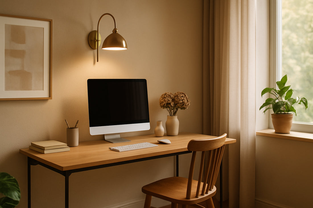 Appliques murales pour bureau : éclairer son télétravail avec style