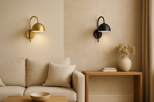 Applique dorée ou noire : quelle finition choisir pour sa déco ?