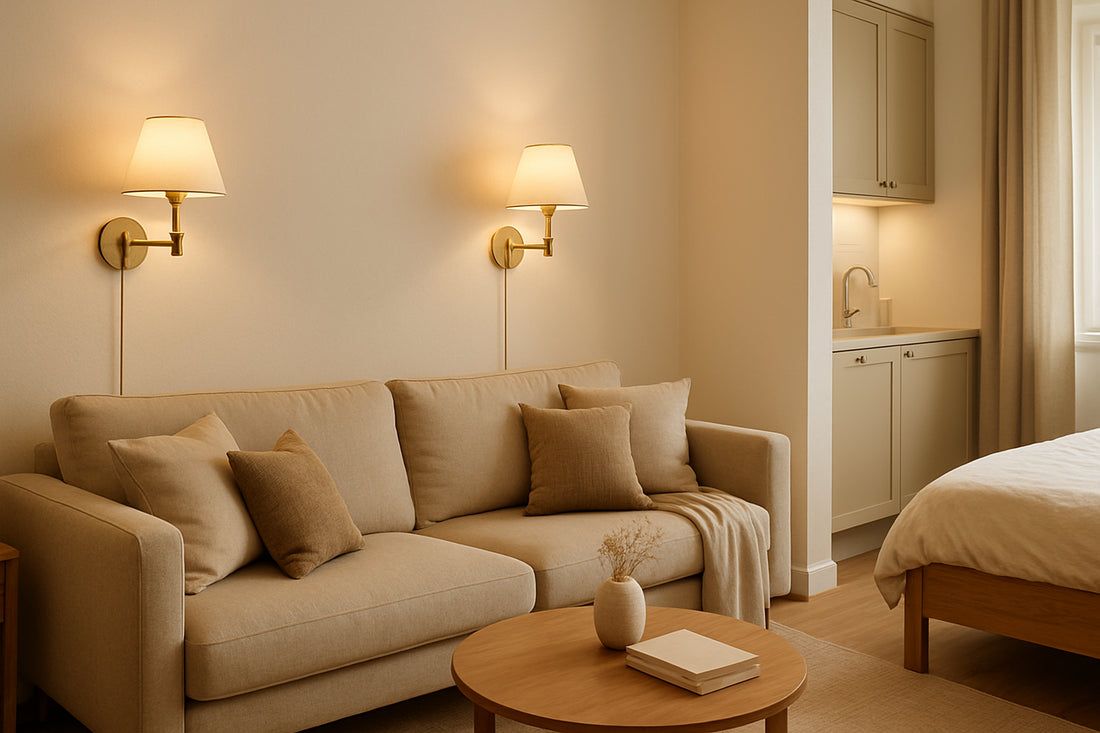 Petit appartement : éclairer malin avec des appliques murales