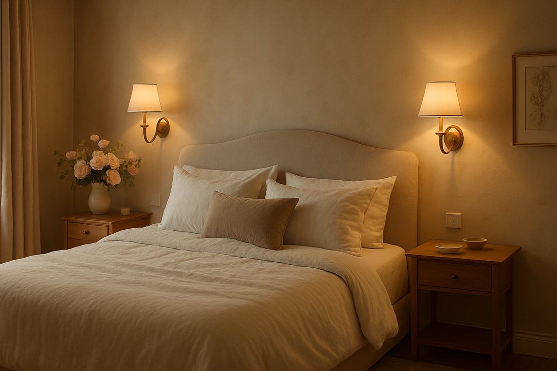 Chambre parentale : créer un cocon romantique aux appliques