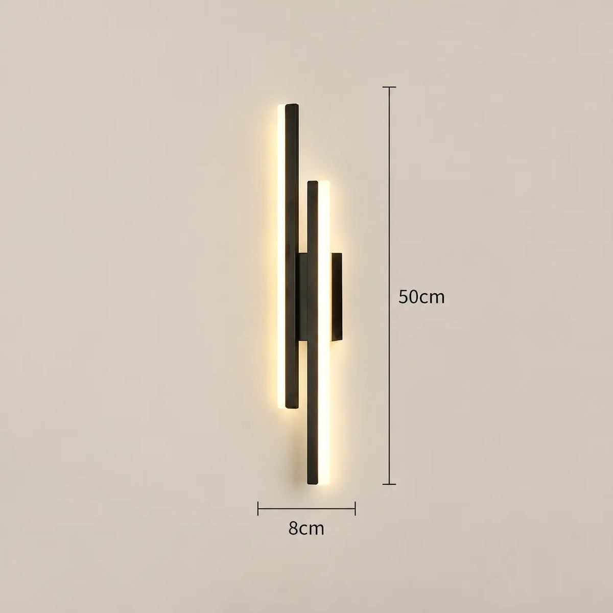 Applique Murale LED Design en Aluminium – Gauche, Droite ou Gauche + Droite