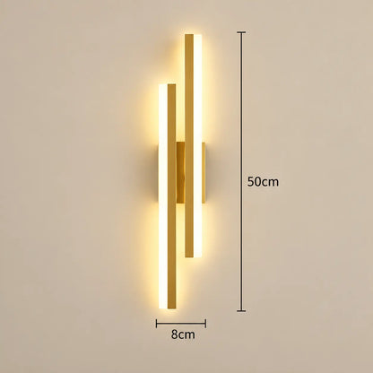 Applique Murale LED Design en Aluminium – Gauche, Droite ou Gauche + Droite