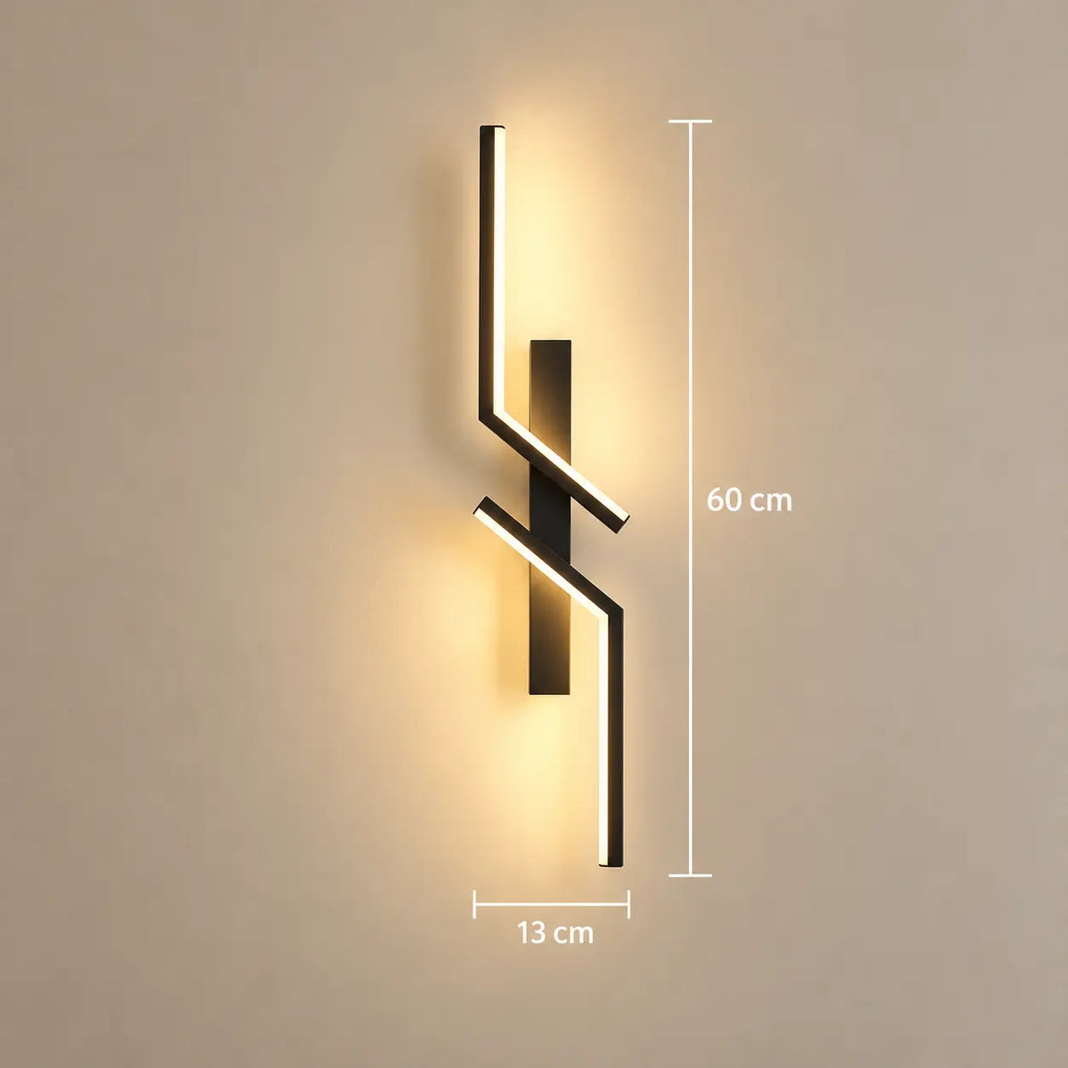 Applique Murale LED Linéaire en Aluminium – Lampe de Chevet Murale Moderne