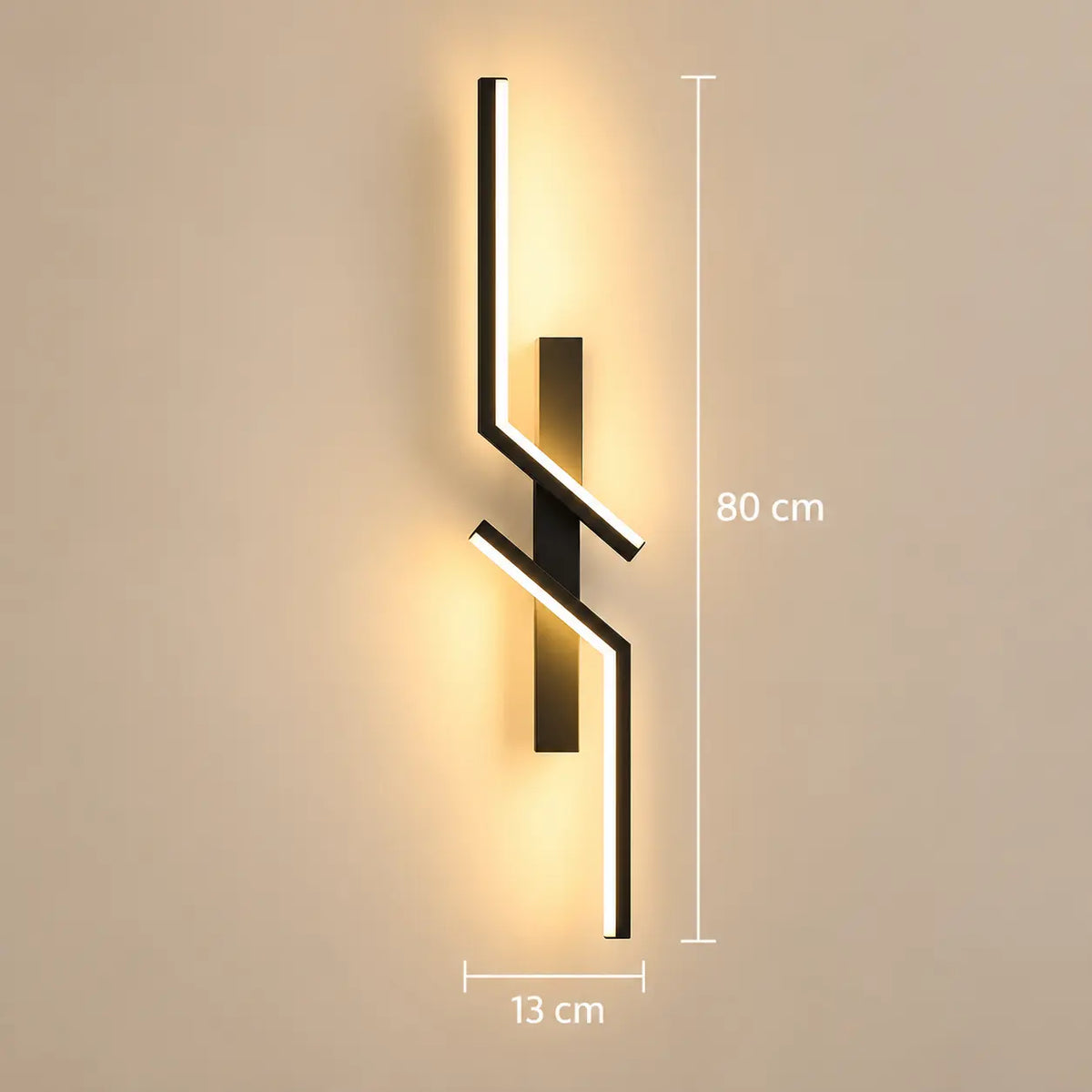 Applique Murale LED Linéaire en Aluminium – Lampe de Chevet Murale Moderne