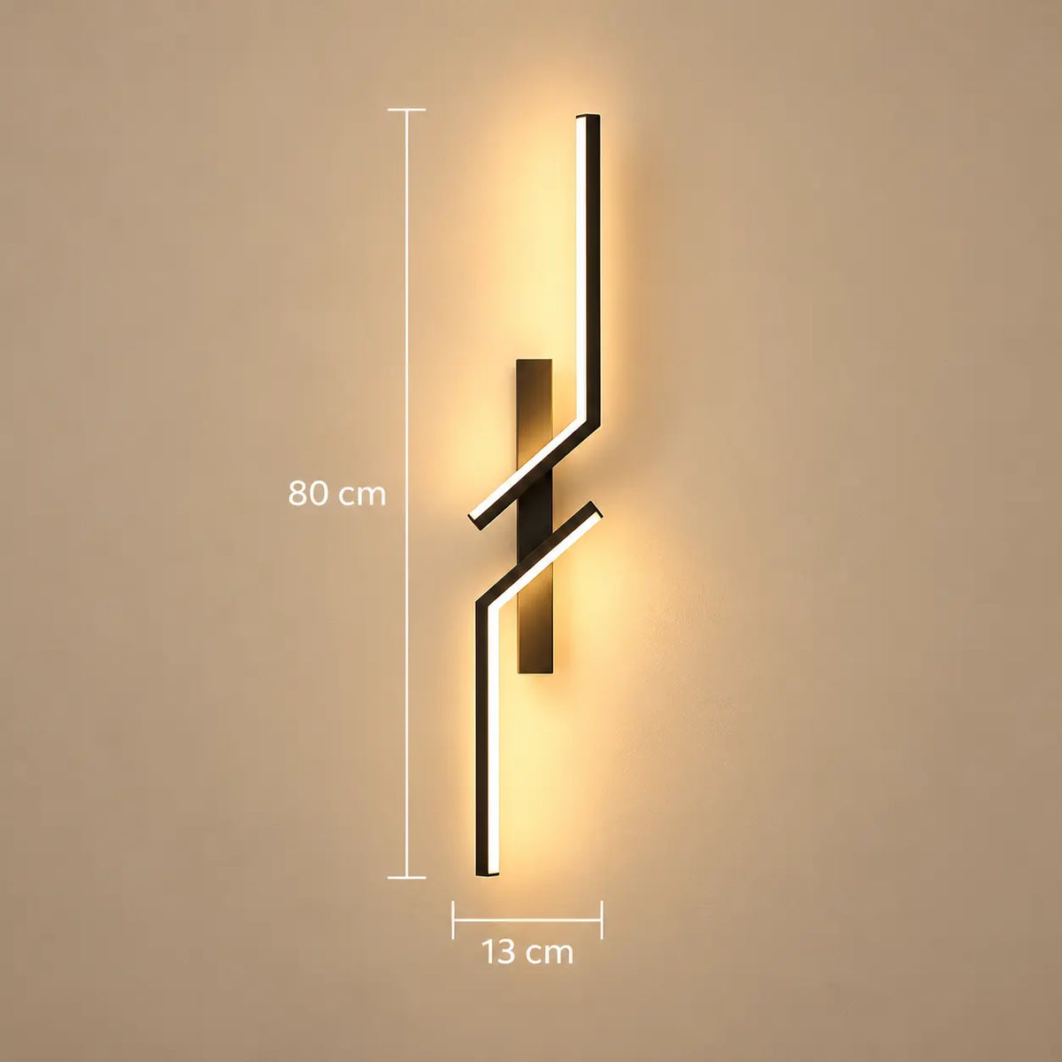 Applique Murale LED Linéaire en Aluminium – Lampe de Chevet Murale Moderne
