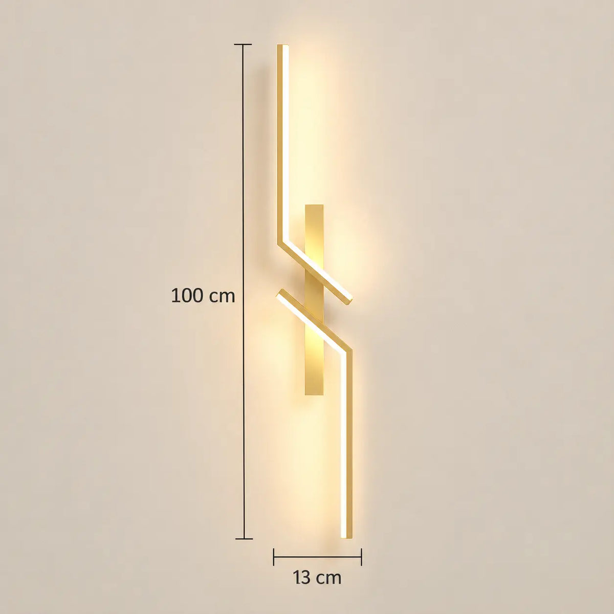 Applique Murale LED Linéaire en Aluminium – Lampe de Chevet Murale Moderne