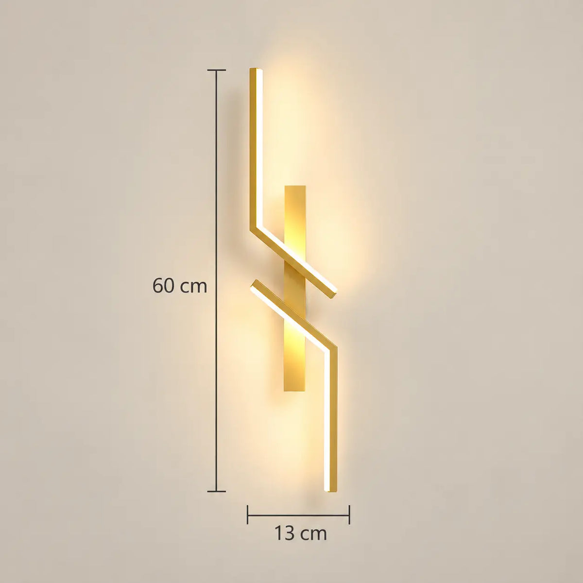 Applique Murale LED Linéaire en Aluminium – Lampe de Chevet Murale Moderne