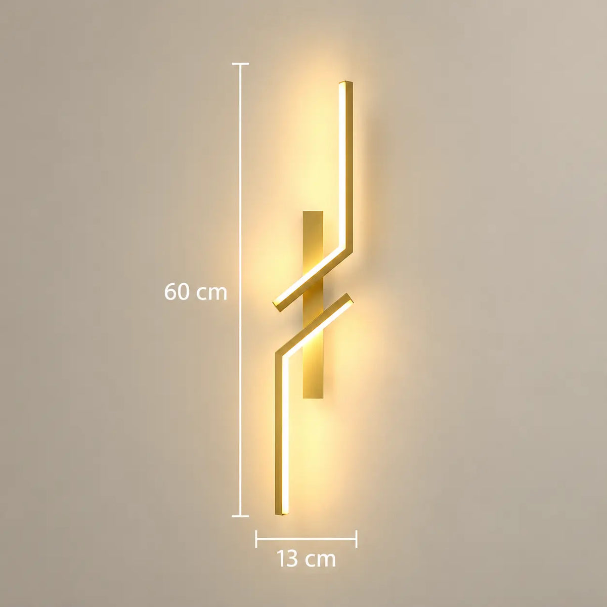 Applique Murale LED Linéaire en Aluminium – Lampe de Chevet Murale Moderne