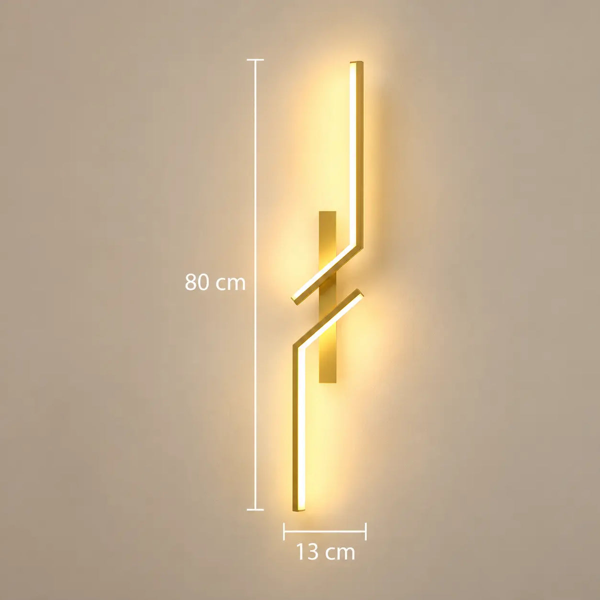 Applique Murale LED Linéaire en Aluminium – Lampe de Chevet Murale Moderne