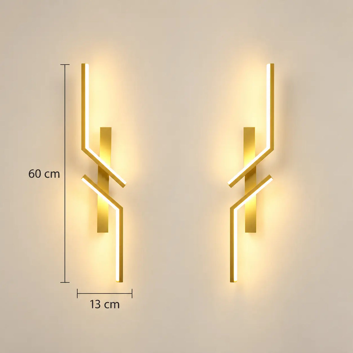 Applique Murale LED Linéaire en Aluminium – Lampe de Chevet Murale Moderne