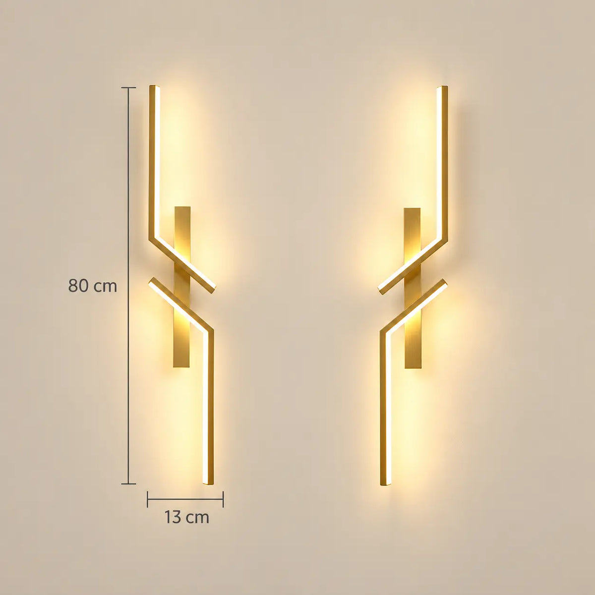 Applique Murale LED Linéaire en Aluminium – Lampe de Chevet Murale Moderne