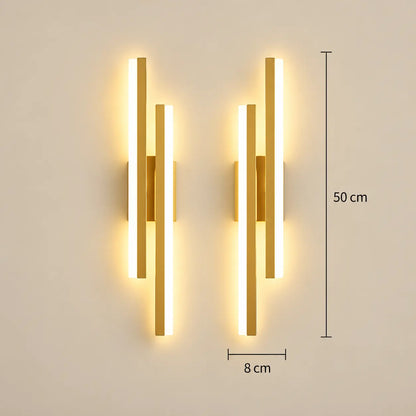 Applique Murale LED Design en Aluminium – Gauche, Droite ou Gauche + Droite