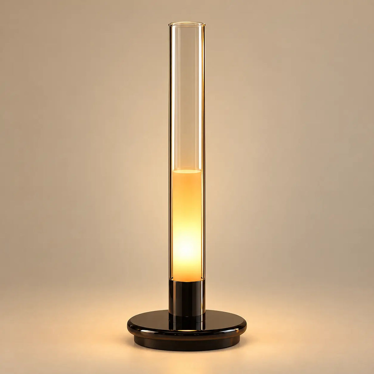 Lampe Bougie Rechargeable Sans Fil – Lampe de Chevet Tactile Art Déco