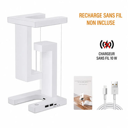 Lampe de chevet avec chargeur à induction intégré