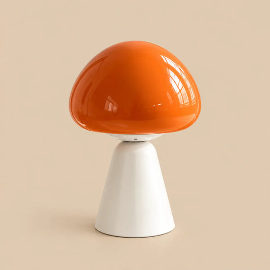 Lampe Champignon en Verre Style Murano – 3 Teintes, Tactile, USB-C