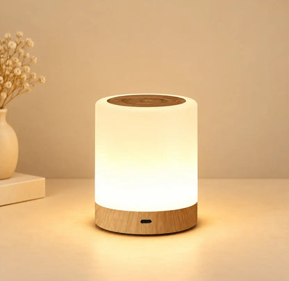 Lampe d'Ambiance LED 16 Couleurs – Lampe de Chevet Tactile Rechargeable USB
