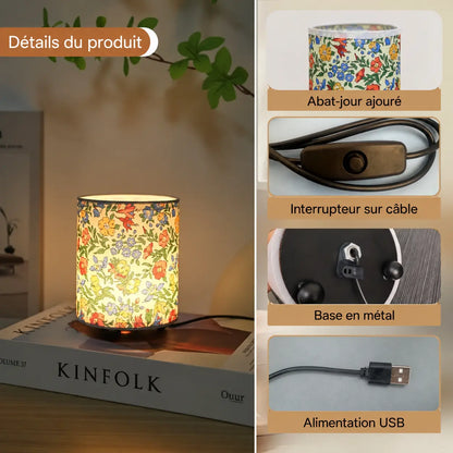 Mini Veilleuse USB Lumière Chaude – Petite Lampe Déco à Bouton