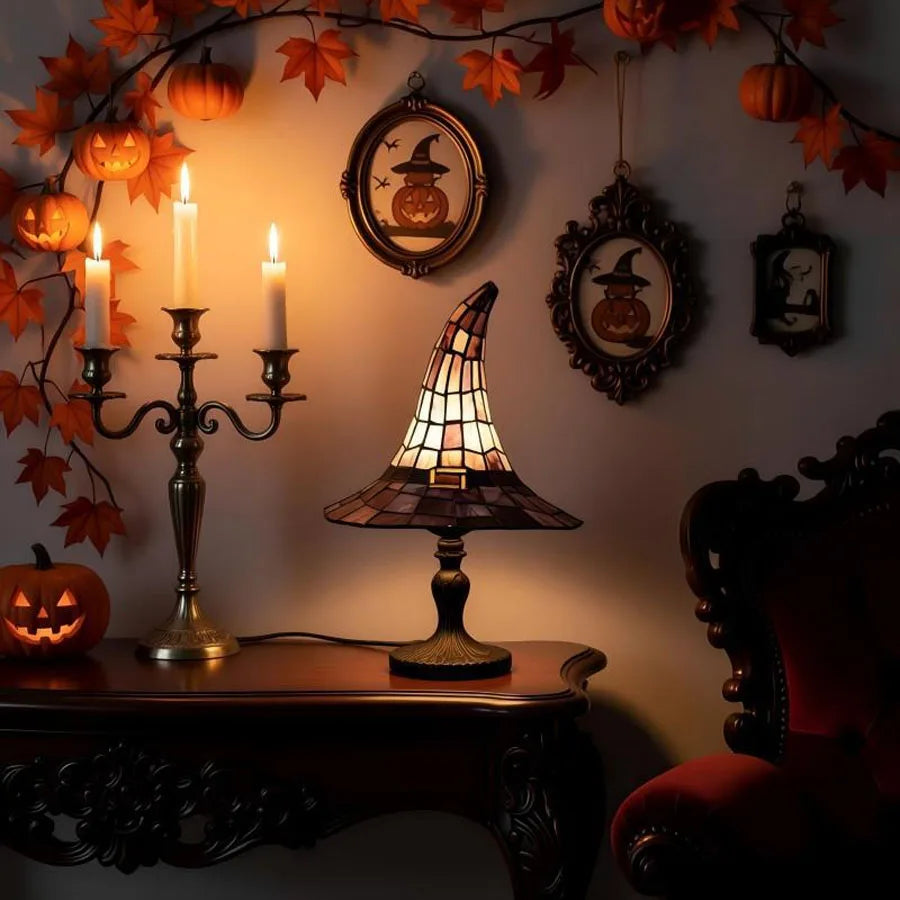 Veilleuse chapeau de sorcière magique LED – vue 2