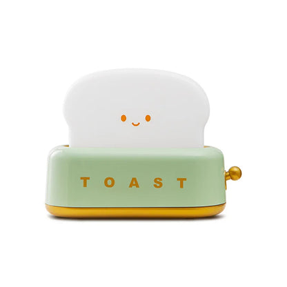 Veilleuse Grille-Pain Rechargeable – Lampe Toast Kawaii à Intensité Réglable