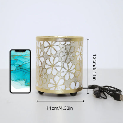 Mini Veilleuse USB Lumière Chaude – Petite Lampe Déco à Bouton