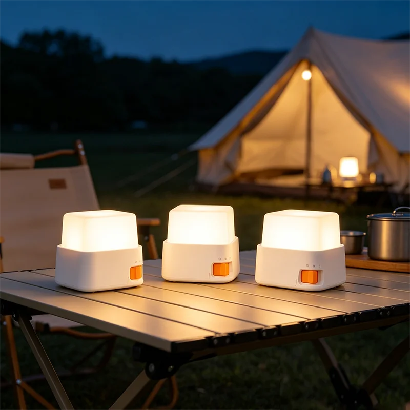 Veilleuse Touche de Clavier LED Rechargeable – Mini Lampe Déco