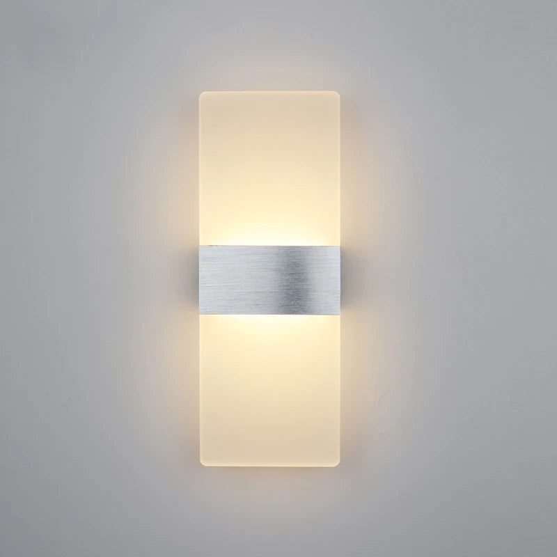 Applique Murale LED Haut et Bas en Aluminium – Angle Droit ou Arrondi