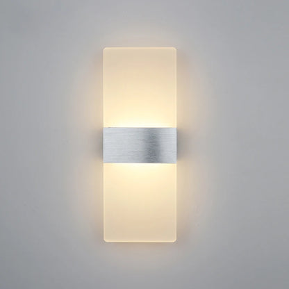 Applique Murale LED Haut et Bas en Aluminium – Angle Droit ou Arrondi