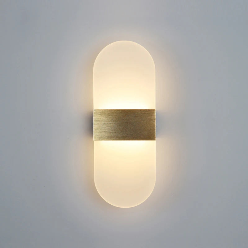 Applique Murale LED Haut et Bas en Aluminium – Angle Droit ou Arrondi