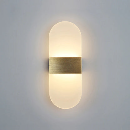 Applique Murale LED Haut et Bas en Aluminium – Angle Droit ou Arrondi