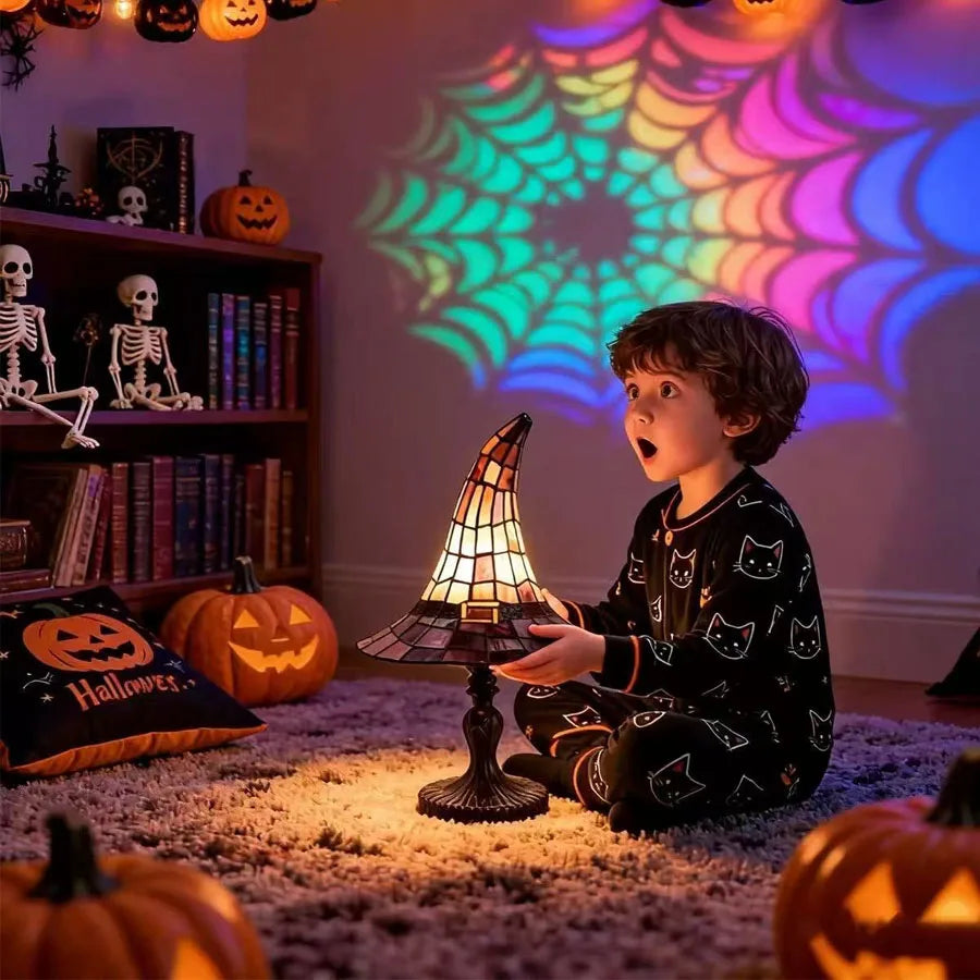 Veilleuse chapeau de sorcière magique LED – vue 3