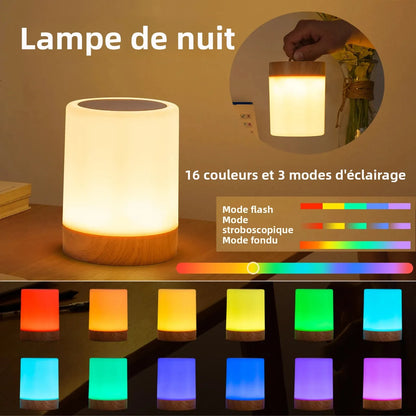Lampe d'ambiance LED 16 couleurs rechargeable par USB – vue 2