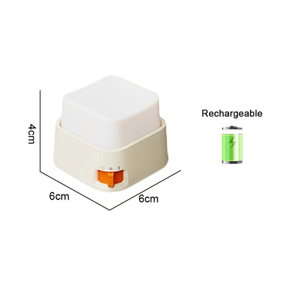 Veilleuse Touche de Clavier LED Rechargeable – Mini Lampe Déco
