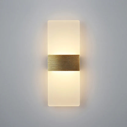 Applique Murale LED Haut et Bas en Aluminium – Angle Droit ou Arrondi