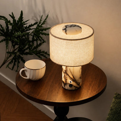 Lampe danoise en marbre rechargeable – vue 2