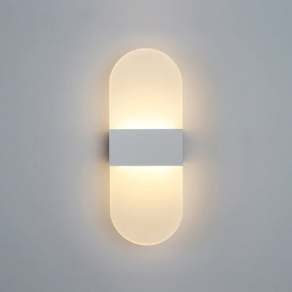 Applique Murale LED Haut et Bas en Aluminium – Angle Droit ou Arrondi