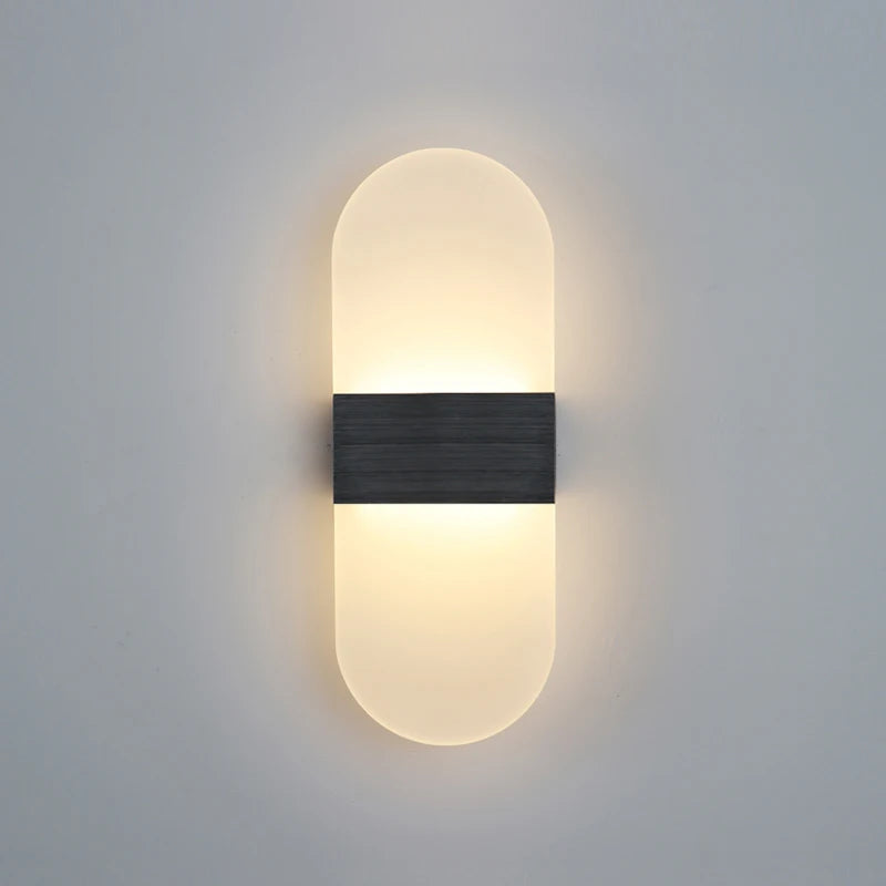 Applique Murale LED Haut et Bas en Aluminium – Angle Droit ou Arrondi