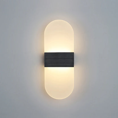 Applique Murale LED Haut et Bas en Aluminium – Angle Droit ou Arrondi